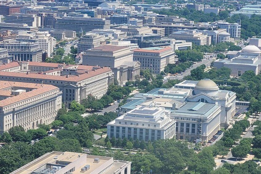 You will see the entire National Mall from the top of the Washington Monument. 3