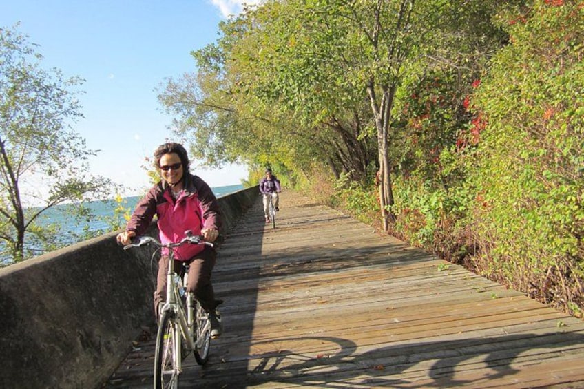 A peaceful ride along the Island boardwalk 2