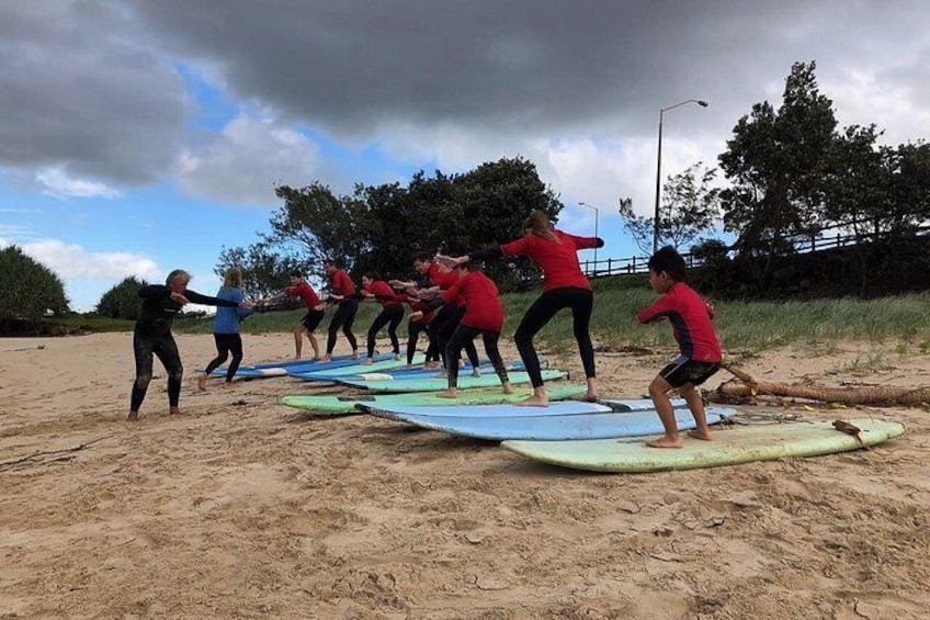 Group Surfing Lessons Kool Katz 1 day 2