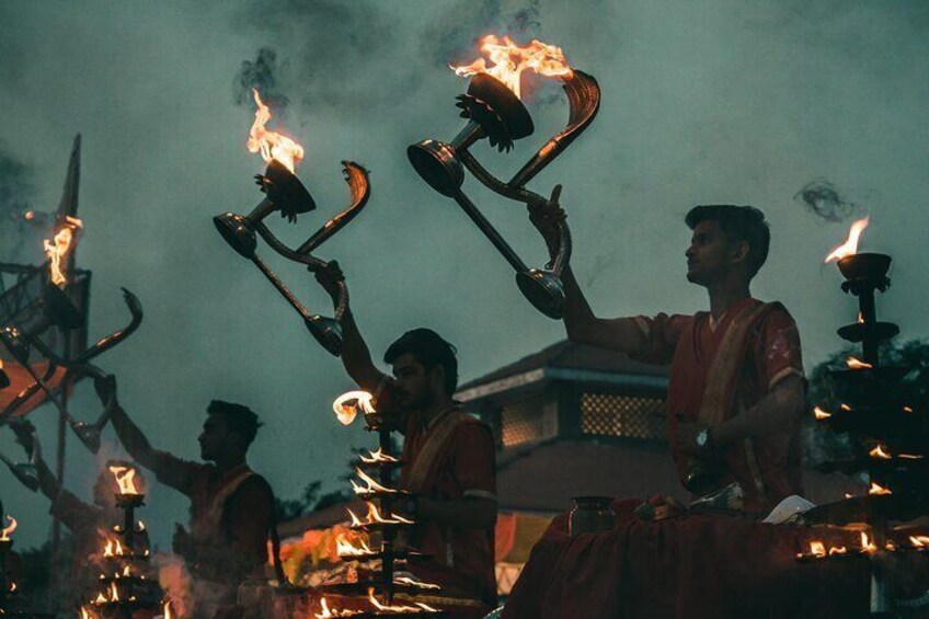 Ganga Aarti at Ghats of Varanasi