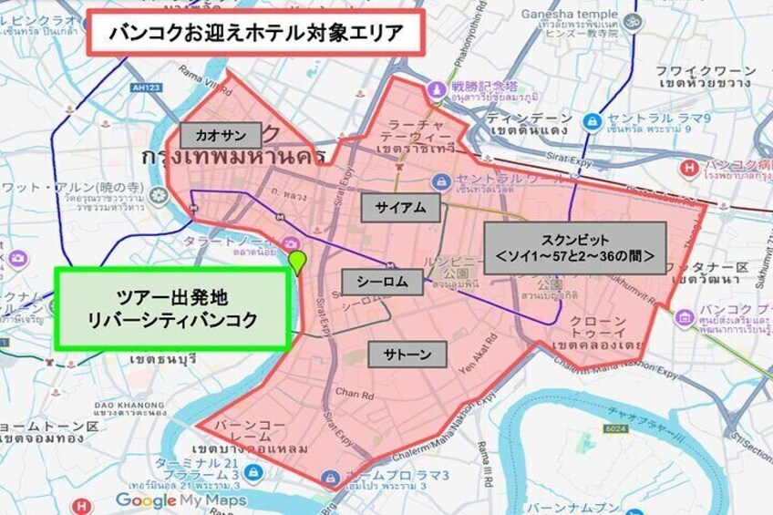 A map with highlighted areas and text in Japanese, indicating locations and possibly event details. 3