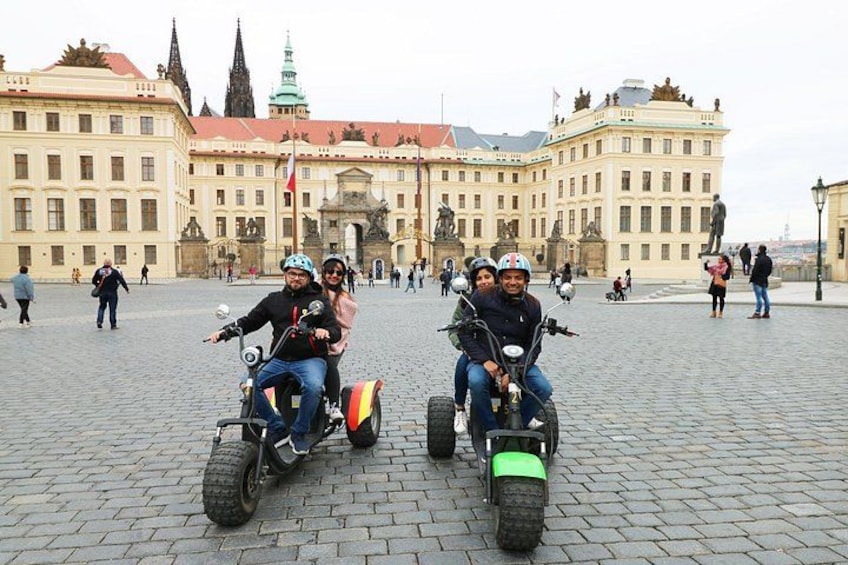 Tour on Tricycle Harley in Prague 1