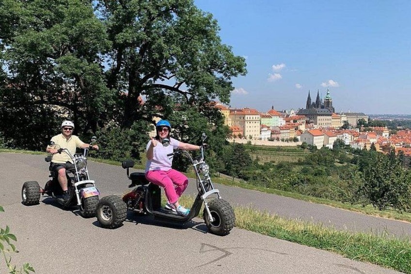 Live-Guided ️Trike-Harley️ Viewpoints tour of Prague 4