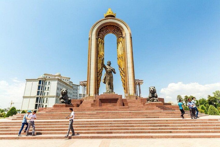 Ismoil Somoni Monument 1