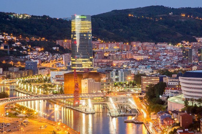 Bilbao, Guggenheim and Gaztelugatxe from San Sebastian 2