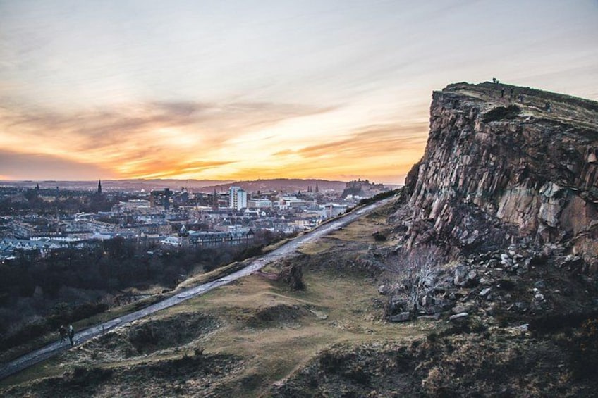 Sunset from Arthur's Seat - always a good one 2