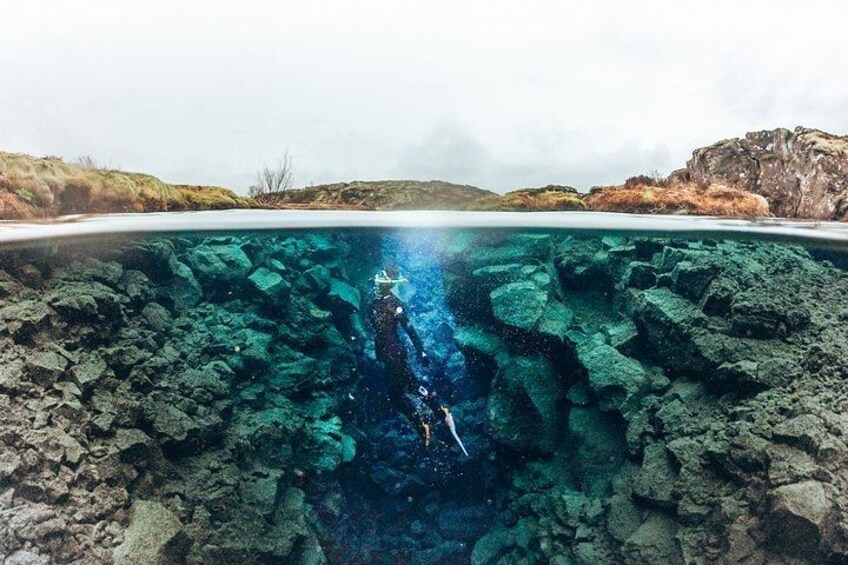 Silfra Wetsuit Snorkeling Tour with Underwater Photos - From Reykjavik 2