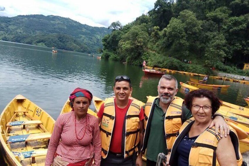 Guest Enjoying in Begnas Lake 2