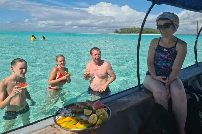 Private Dolphin Tour and Snorkeling at Mnemba Island reef 3