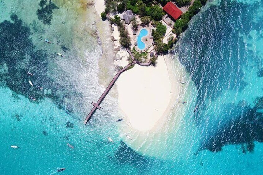 Prison Island Tour; Stone Town Tour; Secret Garden Restaurant; Kuza Cave Tour; Paje Beach Tour; The Rock Restaurant 1