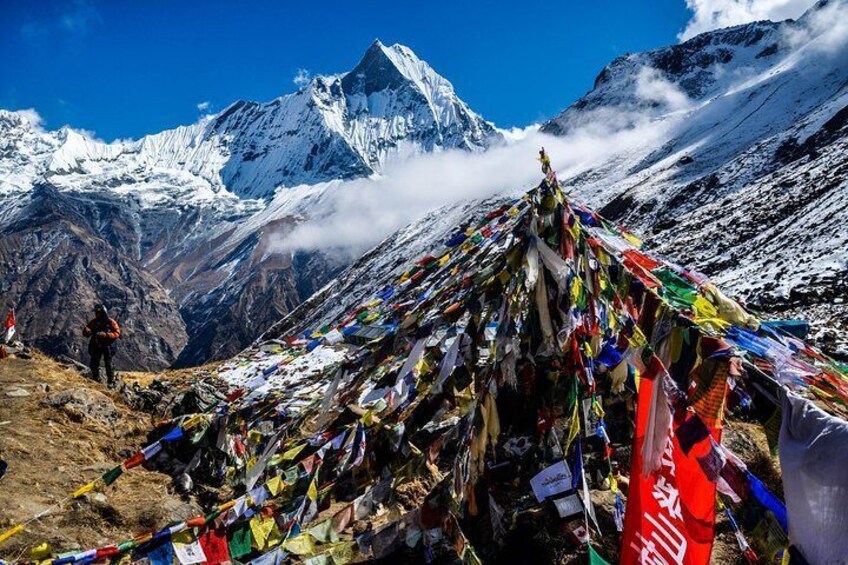 Annapurna Base Camp, Mt. Macchapuchare on the horizon 5