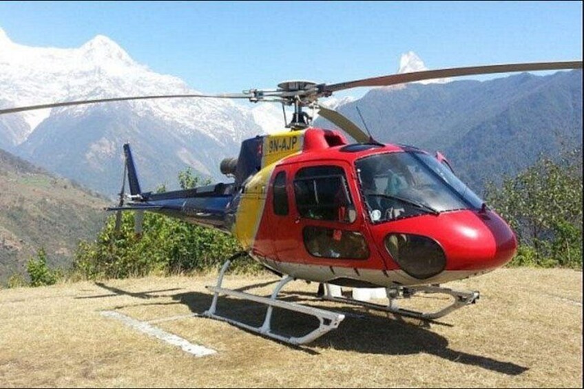 Helicopter Tour To Annapurna Region with landing at Base Camp 4