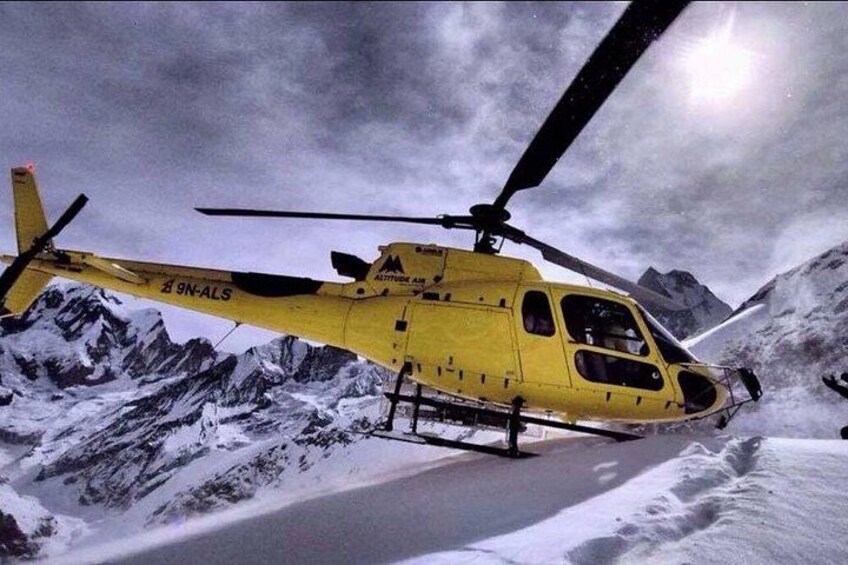 Helicopter Tour To Annapurna Region with landing at Base Camp 1