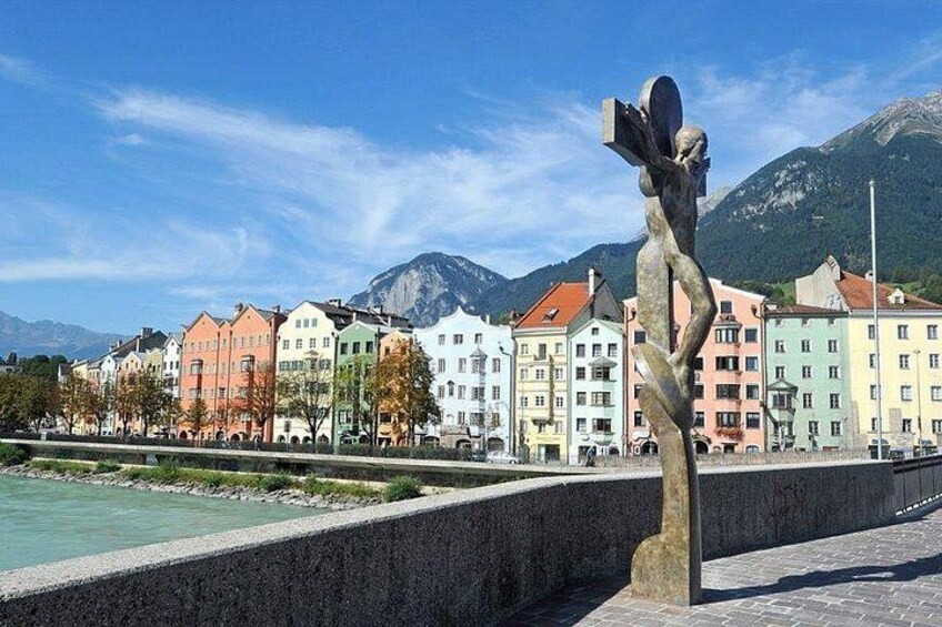 Innsbruck old town on river Inn 5