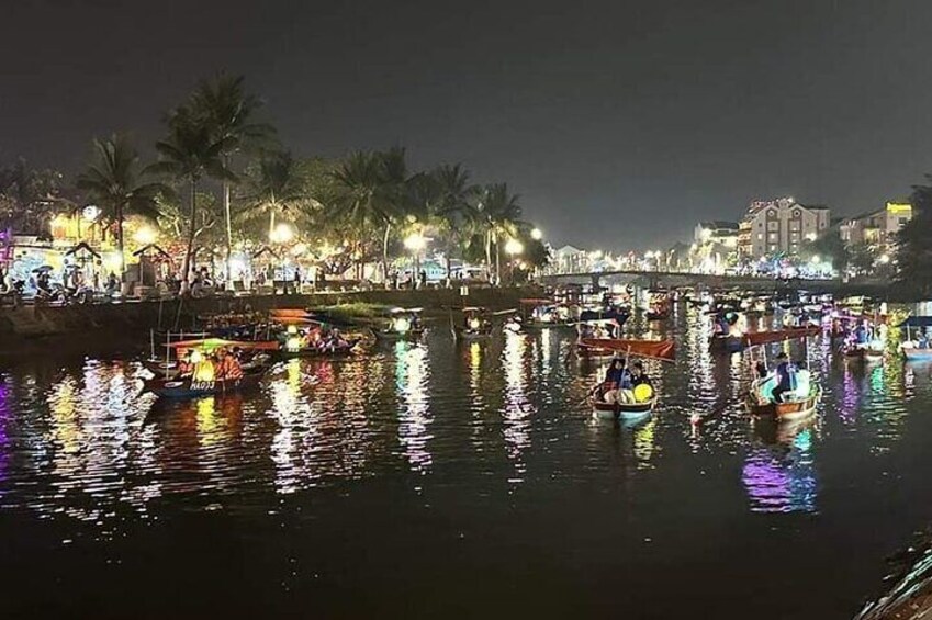 Marble Mountain - Hoi An Ancient City - Sampan Boat Ride- Colourful Night Market