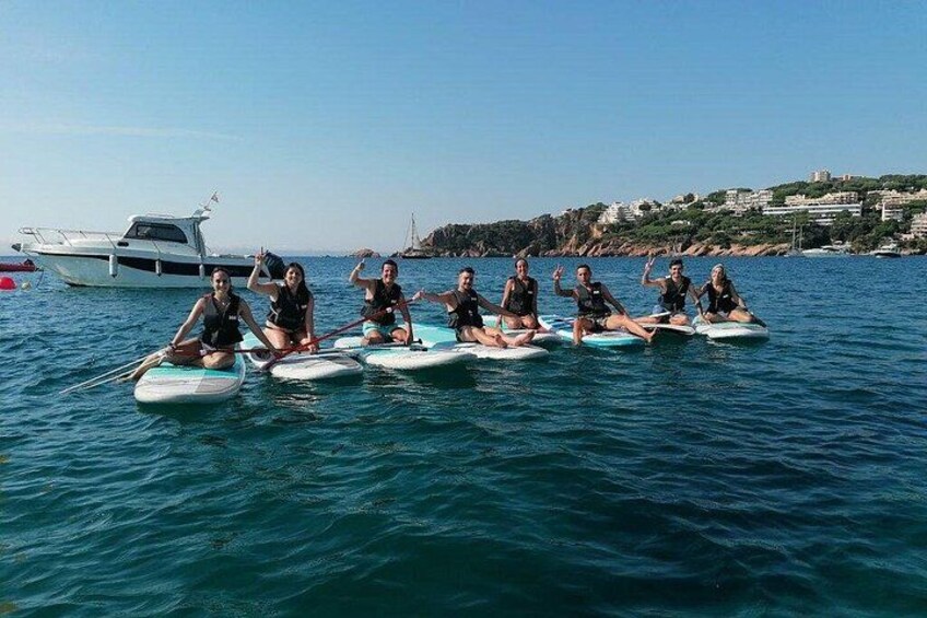 group in a paddle boarding tour 4