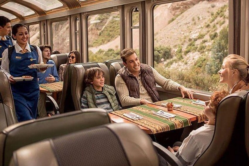 Enjoying a scenic ride through the Andes. 1