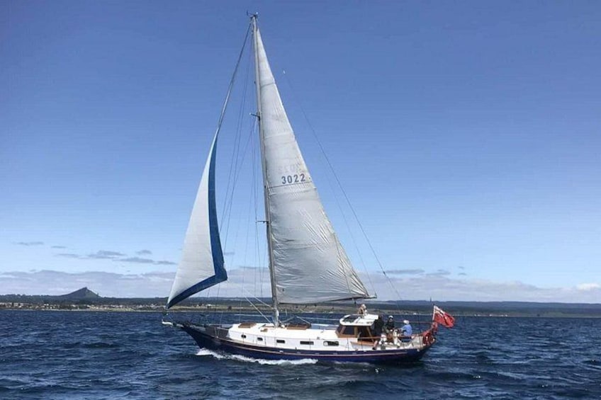 Classical Sailing - Māori Rock Carvings -Taupo Sailing Adventures 2