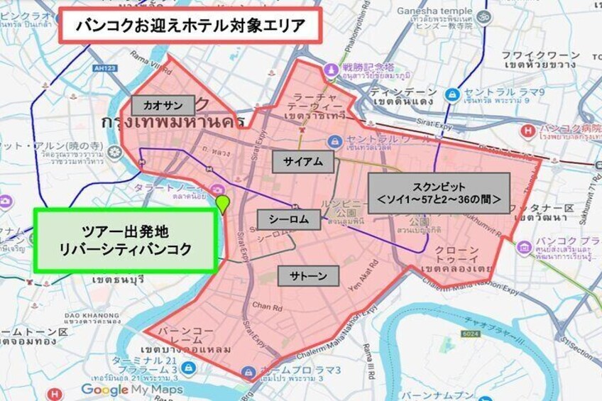 A map with marked areas in red and green, indicating specific locations. 3