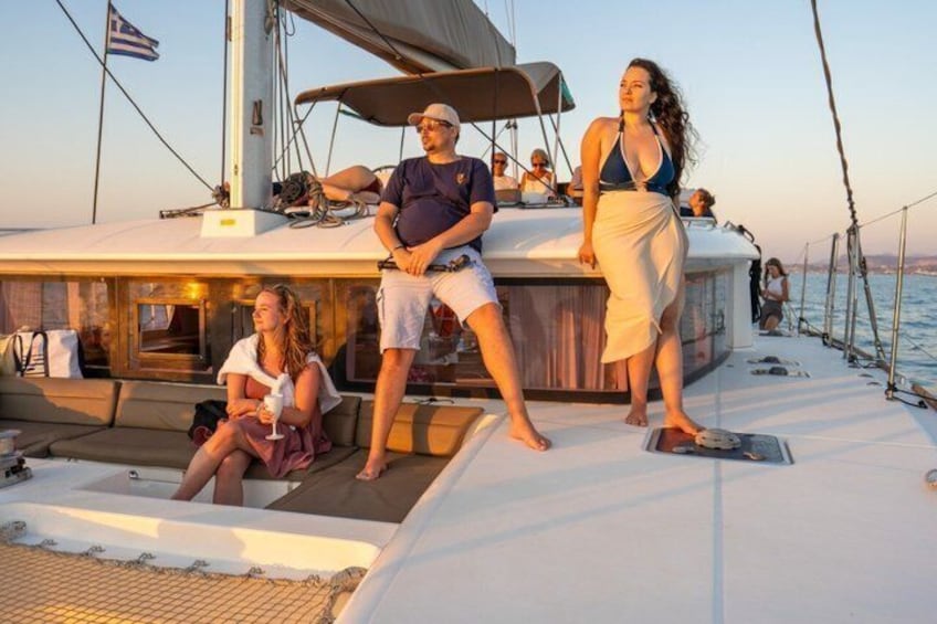 Rethymno: Sunset Catamaran Trip - Sushi & Open Bar 3