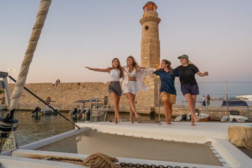 Rethymno: Sunset Catamaran Trip - Sushi & Open Bar 4