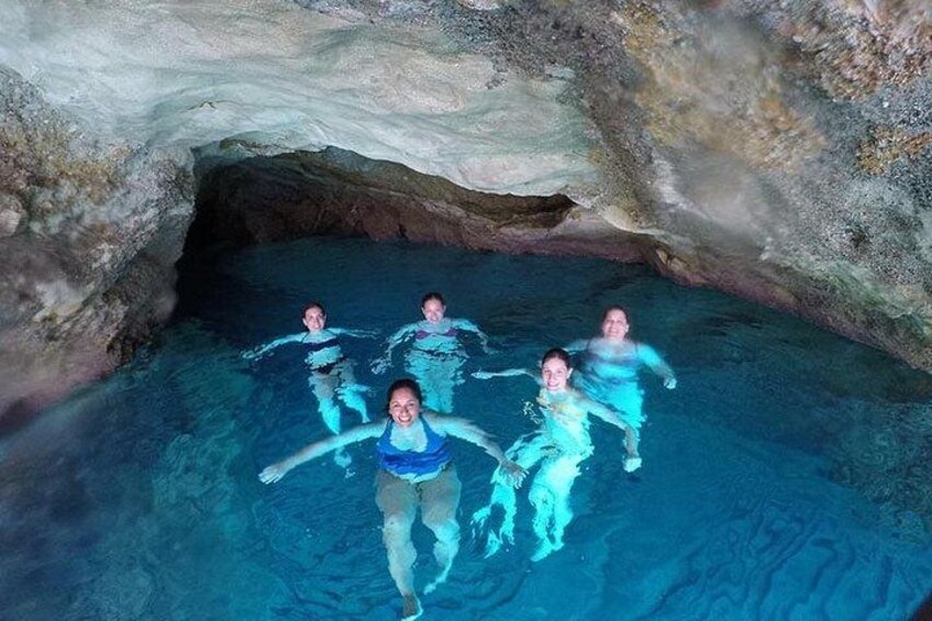 Swimming in the caves of Kleftiko 4