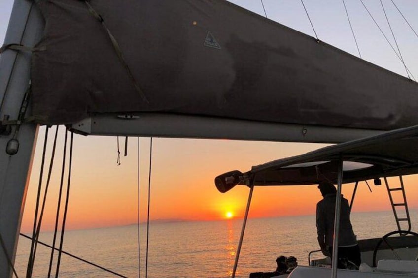 Sunset from the top deck 4