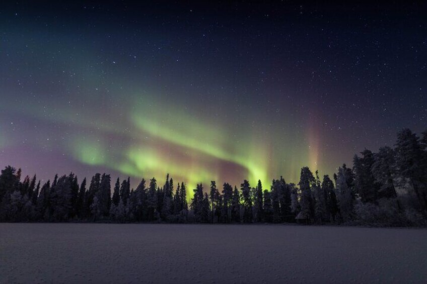 Best Of Lapland: Sauna, Ice swimming, Dinner & Northern Lights 