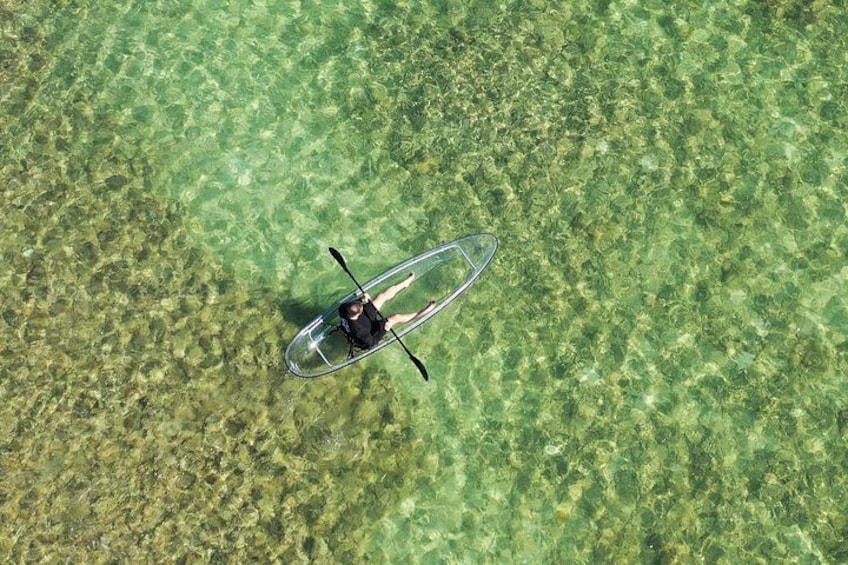 Enjoying the hues of the clear water 3