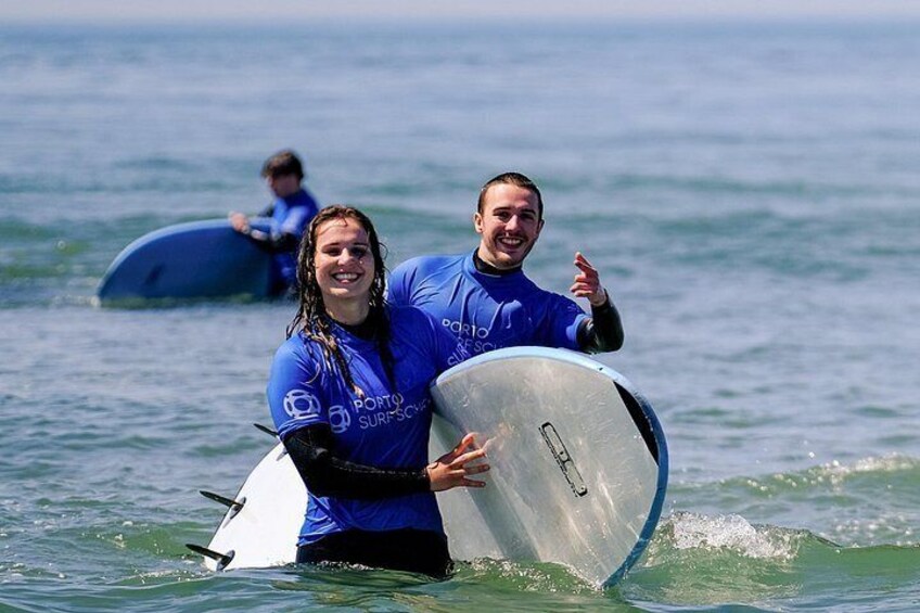 Surf Lessons in Porto with transfer at Porto Surf School 3