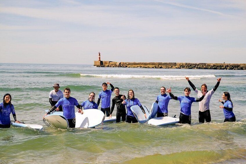 Surf Lessons in Porto with transfer at Porto Surf School 1