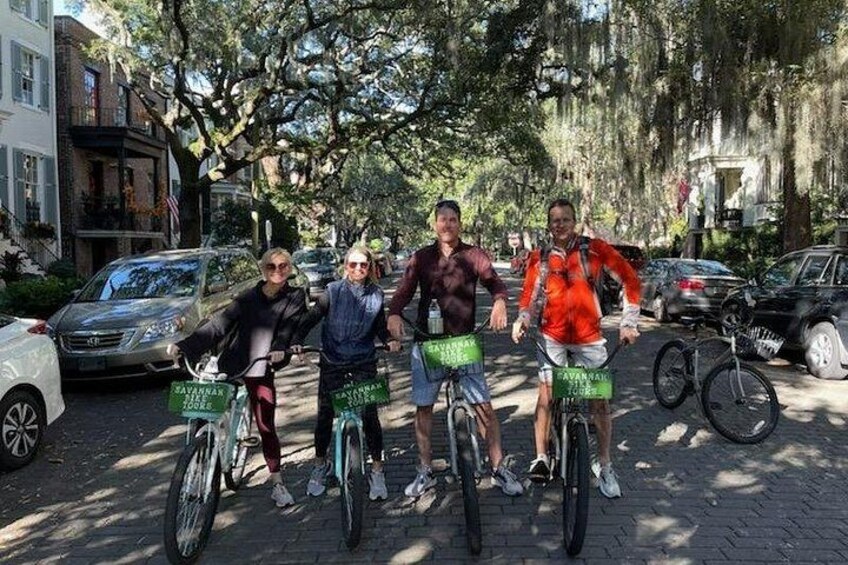 Bike Tour on Jones Street, arguably Savannah's most beautiful street 3