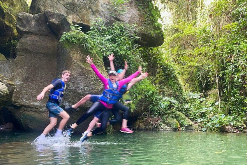 Arenales River Caving, Waterfall &Tropical Forest Secret Spring 5