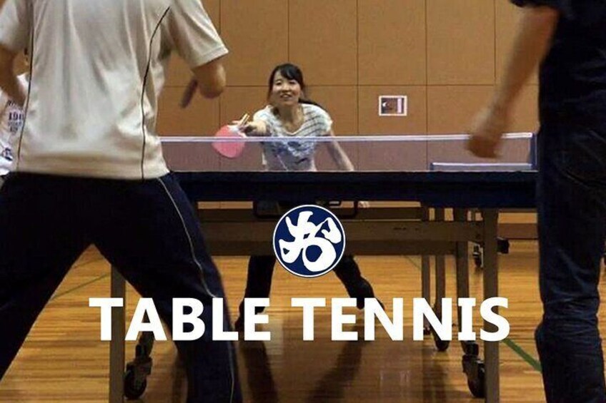 Table Tennis in Osaka with local players!