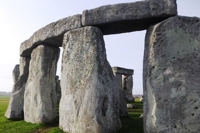 Stonehenge's large standing stones. 1