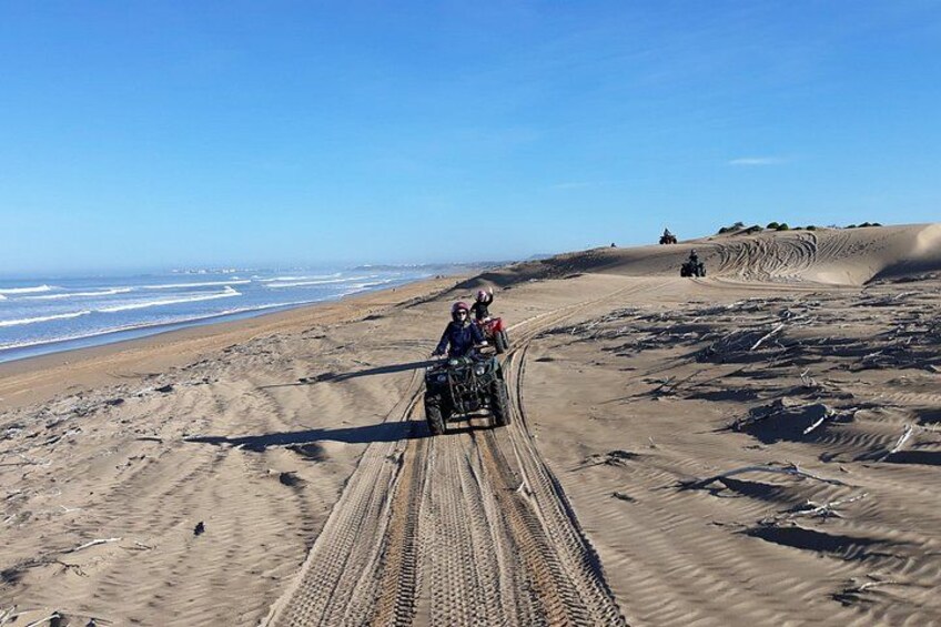 Essaouira P2: dunes wipe & beaches in quad with transfer 5
