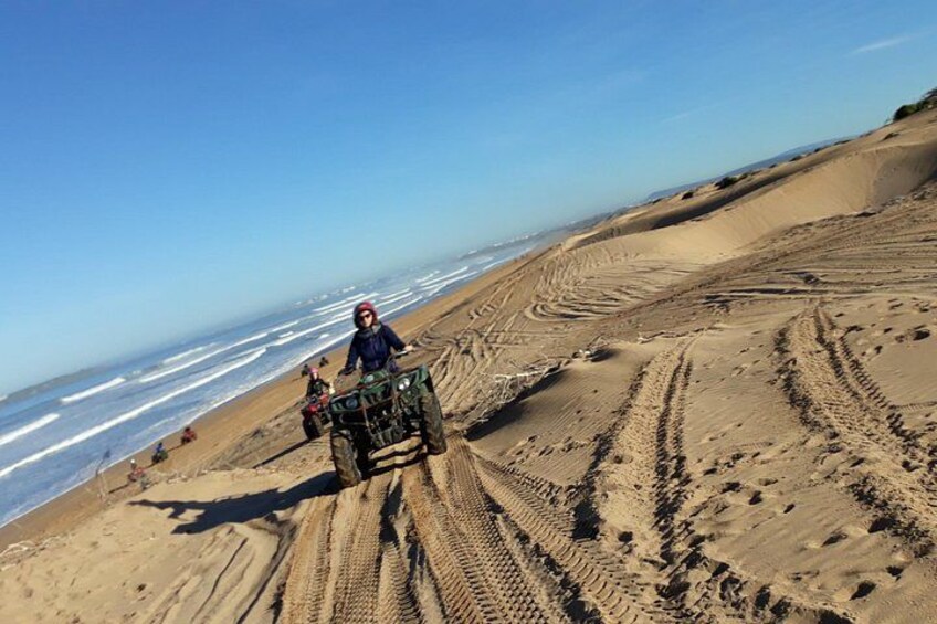 Essaouira P2: dunes wipe & beaches in quad with transfer 2