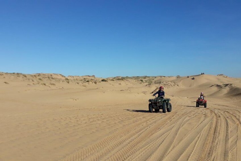 Essaouira P2: dunes wipe & beaches in quad with transfer 2