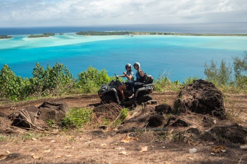 Bora Bora ATV Tour Adventures: Mount Popoti 360° & Faanui Valley 1