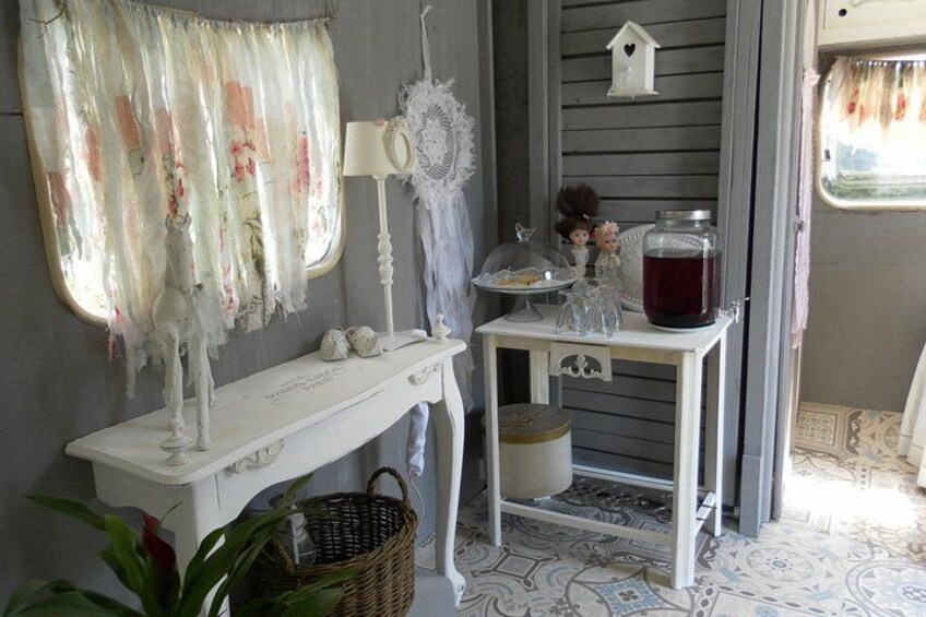 Afternoon tea in the Shabby Caravan 1