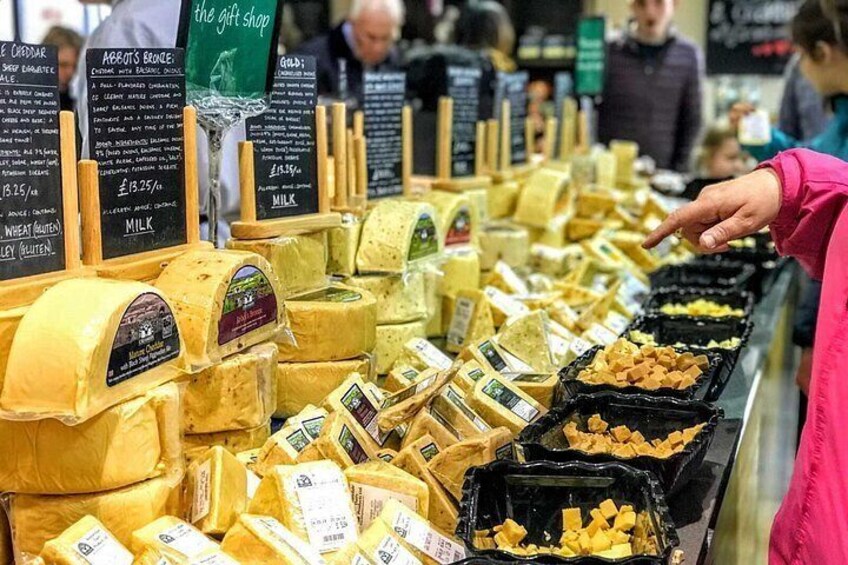 Plenty of Cheese to choose from at Wensleydale Creamery 3