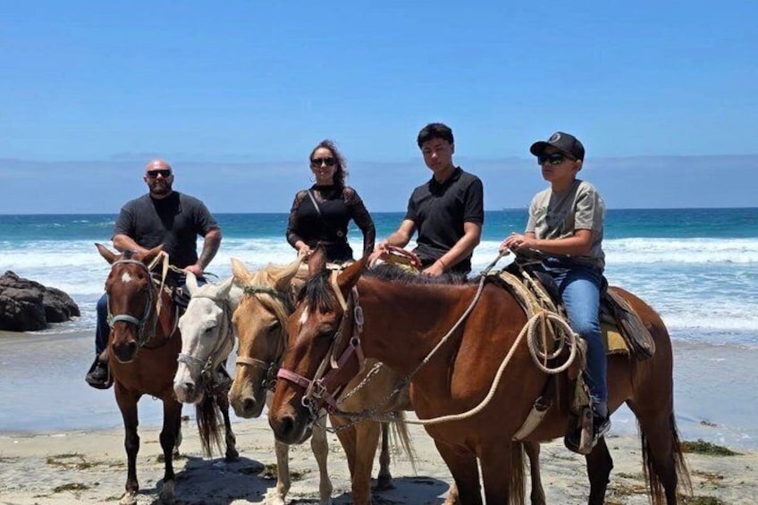 Horseback riding on the beach Rosarito + Transportation 1