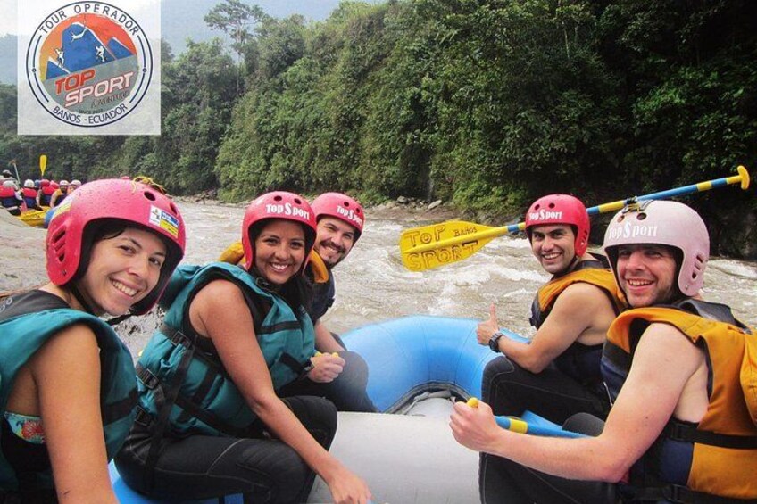 Rafting Baños Ecuador level III+ and IV 1