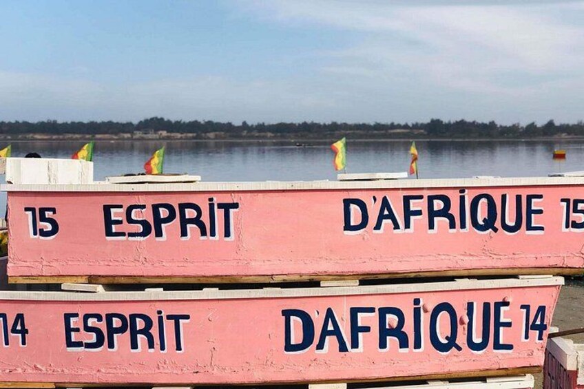 Two boats named 'ESPRIT D'AFRIQUE' with numbers 15 and 14. 3