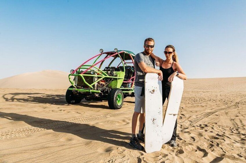 Wine, Pisco and Dune Buggy Experience