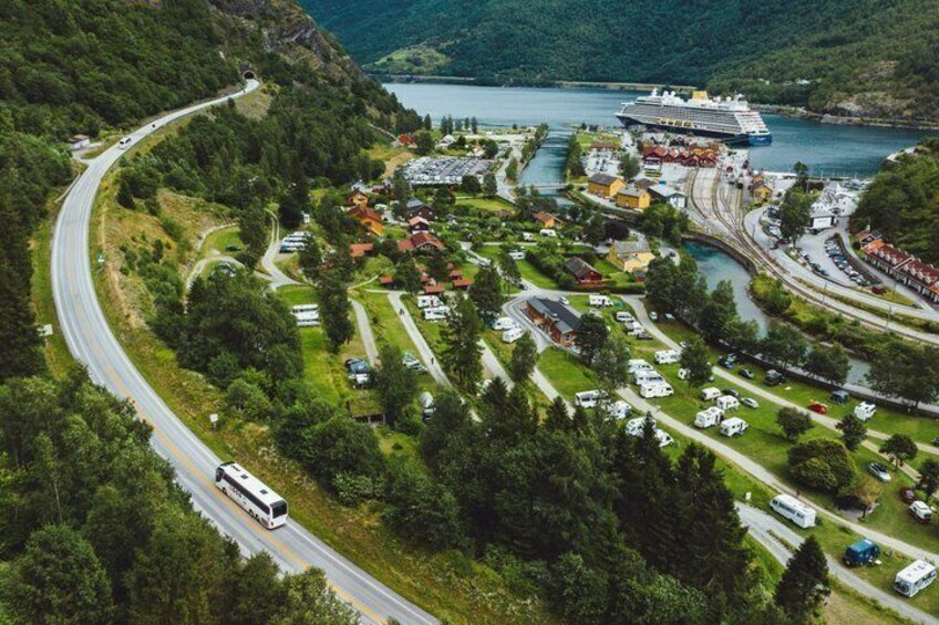 Guided tour - Viking Village, Nærøyfjord Cruise and Flåm Railway 2