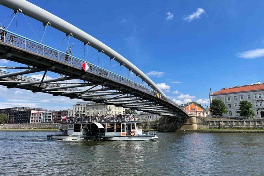 Bernatek Footbridge in Kazimierz district in Kraków 2
