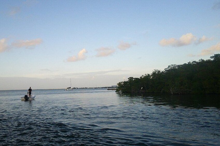 Entering Blackwater sound form Adams Cut, the only man made waterway in the Keys. 2