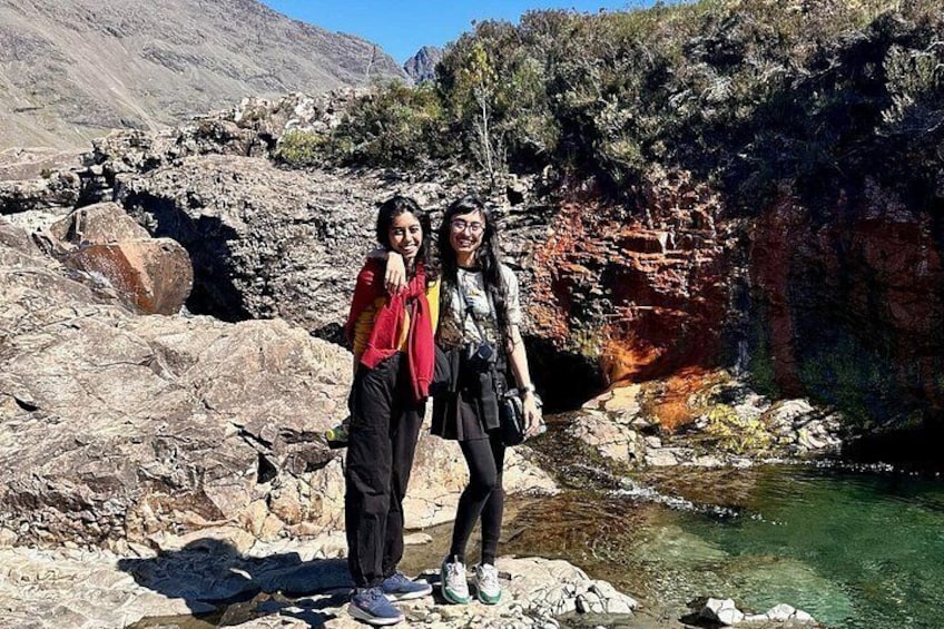 Enjoying the Fairy Pools 2
