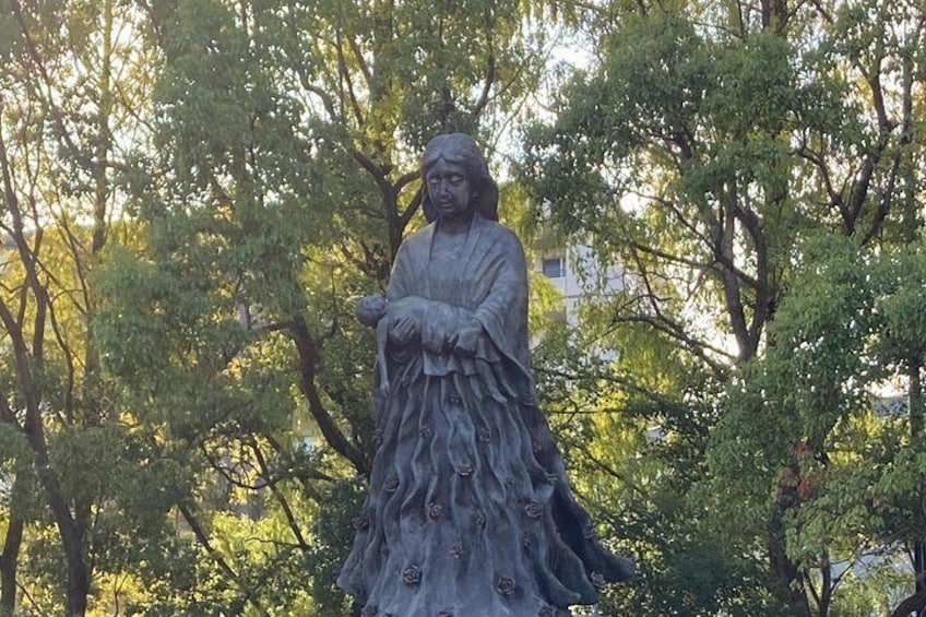 Haunting image at the Peace Park 4